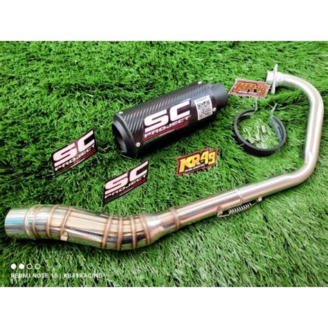 Jual Knalpot Racing Sc Project Untuk Vixion Cbr R Satria Fu Sonic