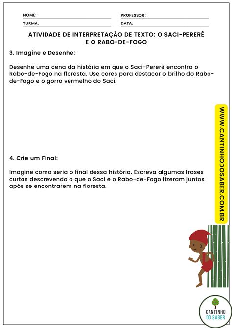 Texto Folclore Com Interpretação 4o Ano