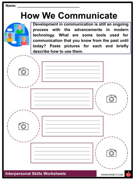 Effective Communication Skills Worksheets