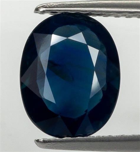 No Reserve Deep Blue Sapphire Ct Catawiki