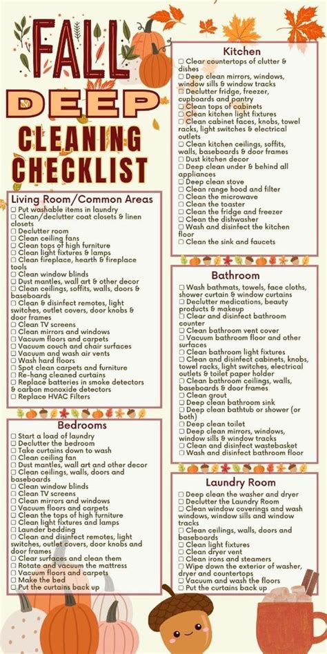 Prepare Your Home For The Season With This Fall Deep Cleaning Checklist