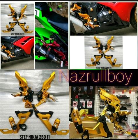 Underbone Footstep Ninja Cc Fi Ninja Karbu Zx Full Set Depan