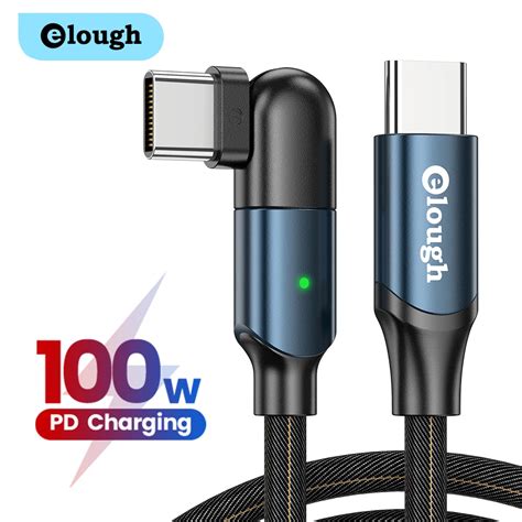 Elough W Usb C To Usb Type C Cable Pd Fast Charger Cord For Macbook