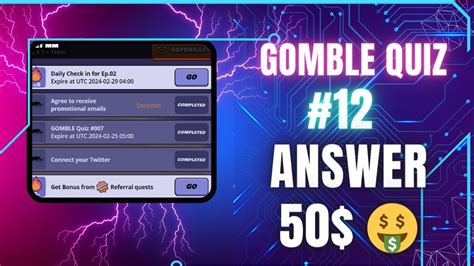 Gomble Quiz Answer Gomble Quiz Gomble Airdrop Participate