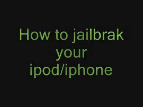 How To Jailbreak Your Iphone Itouch YouTube