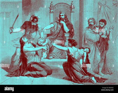 The Judgement Of Solomon Bible Kings III 25 27 And The King