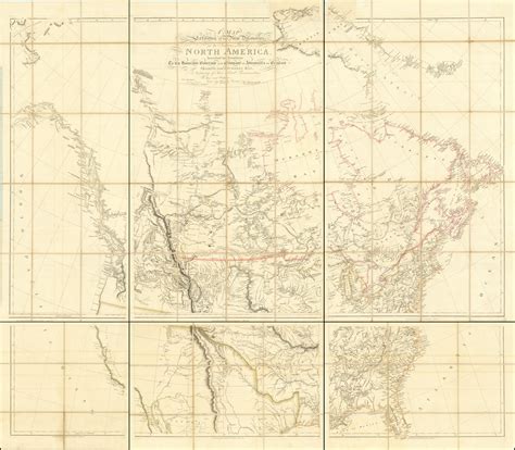 A Map Exhibiting All The New Discoveries In The Interior Parts Of North America Inscribed By