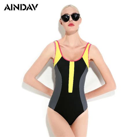 New Professional Racing Swimwear Beach Sports Bathing Suits One Piece