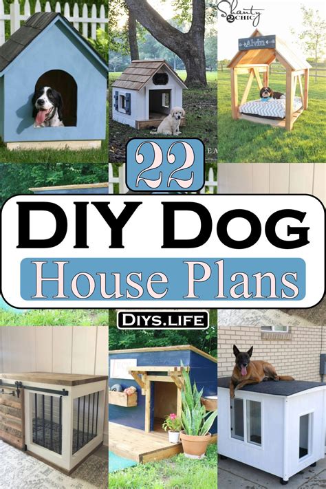 22 Free DIY Dog House Plans For Pet Owners - DIYS