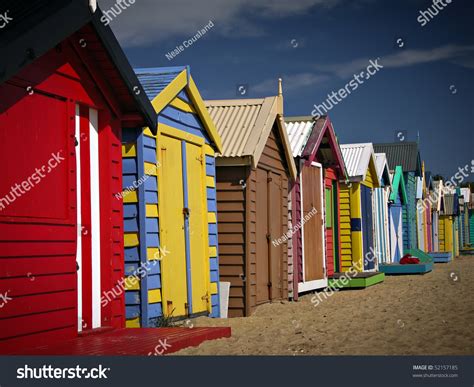 Bathing Boxes Brighton Beach Stock Photo 52157185 | Shutterstock