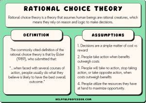 Rational Choice Theory In Sociology Examples Criticism