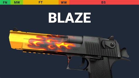 Desert Eagle Blaze Skin Float And Wear Preview Youtube