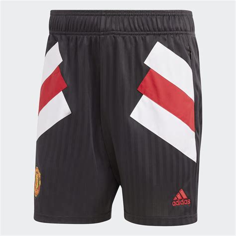 Mens Clothing Manchester United Icon Shorts Black Adidas Egypt