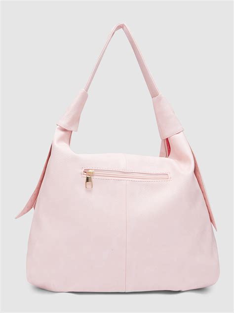 Globus Women Nude Textured Hobo Bag