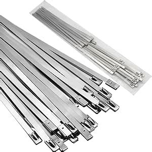 Amazon Metal Zip Ties Heavy Duty Outdoor Inch Zip Ties