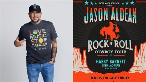 Jason Aldean Rock N Roll Cowboy Tour 2022 Tickets Where To Buy Price