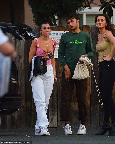 Dua Lipa Embraces Her Beau Anwar Hadid After A Dinner Date In La