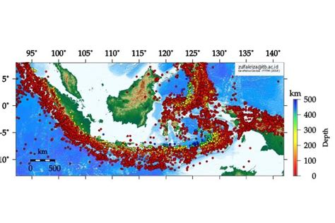 Peta Sebaran Gempa Bumi Di Indonesia Adalah Asia IMAGESEE