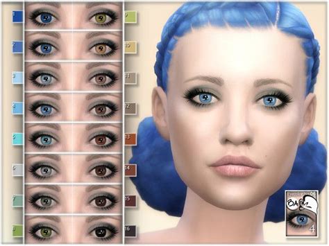 Bakalias Natural Eye Colors 06 Eye Color Natural Eyes Sims