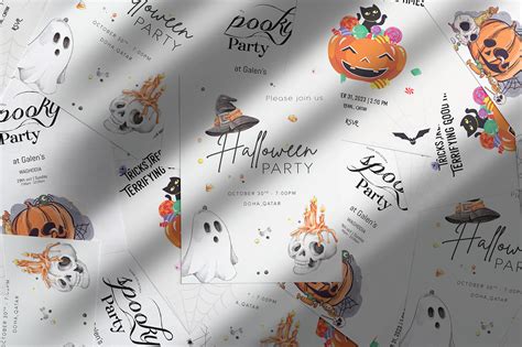 Halloween Invitation card on Behance