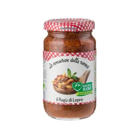 Le Conserve Della Nonna Ragu di Lepre 190gr Glas Saucen und Gewürze