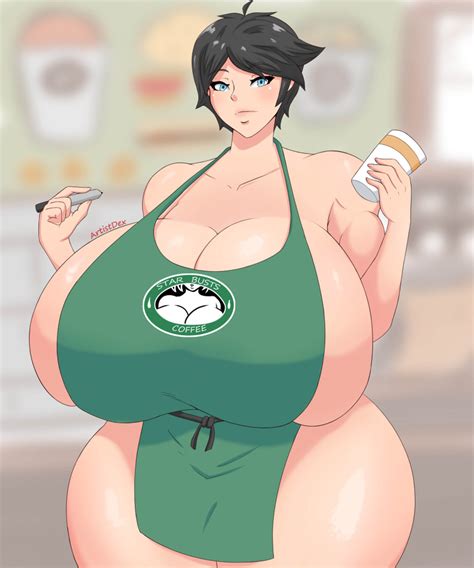 Rule 34 Apron Artistdex Ashley Artistdex Big Breasts Black Hair