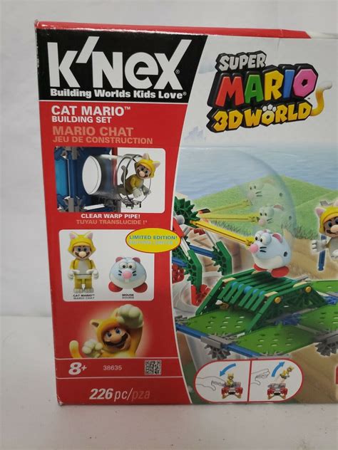 K Nex Nintendo Super Mario 3d World Cat Mario Knex Building Toy Figure Play Set Ebay