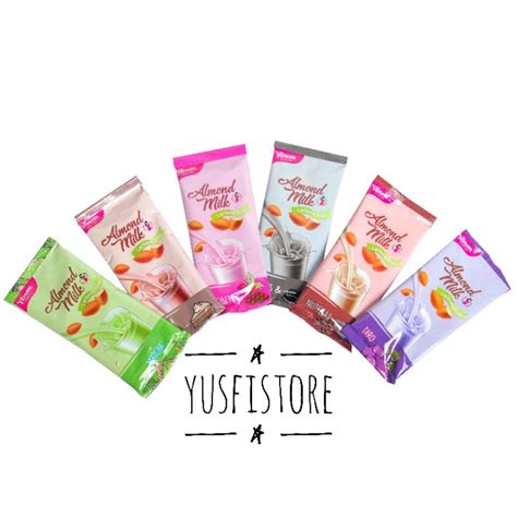 Jual Susu Almom Sachet Gr Susu Almond Milk Pelancar Asi Booster