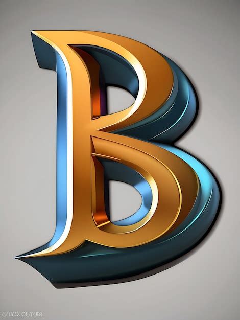 Logotipo De La Letra B Foto Premium