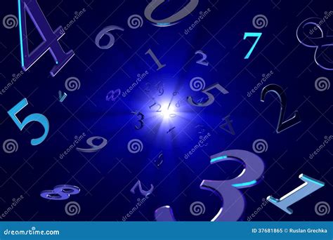 Magical Numbers (numerology). Stock Illustration - Image: 37681865