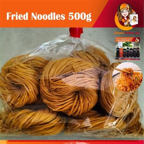 Bilog Square Haba Dried Egg Noodles Hongkong Dry Style Fried Noodles