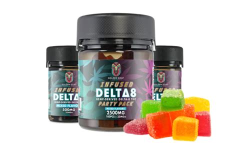 Golden Goat Delta 8 Infused Party Pack Gummies