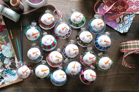 Personalized Snowman Ornaments - Etsy