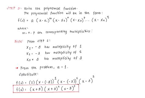 [Solved] Question 2 Write a polynomial function in factored form that ...