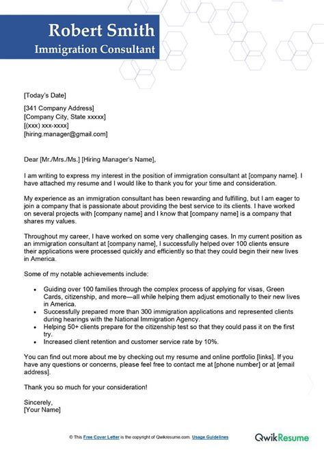 Employment Letter Sample For Immigration