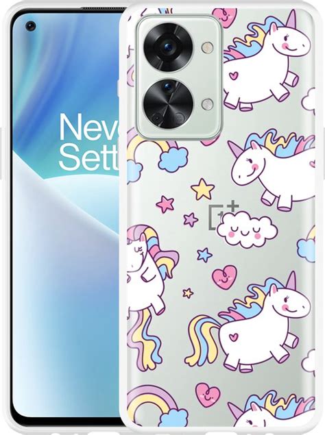 Cazy Hoesje Geschikt Voor OnePlus Nord 2T Fat Unicorn Bol