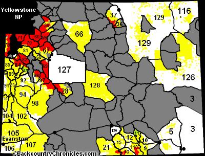 Wyoming Elk Unit Map | Color 2018