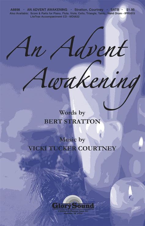 An Advent Awakening Von Vicki Tucker Courtney Noten F R Gemischten Chor