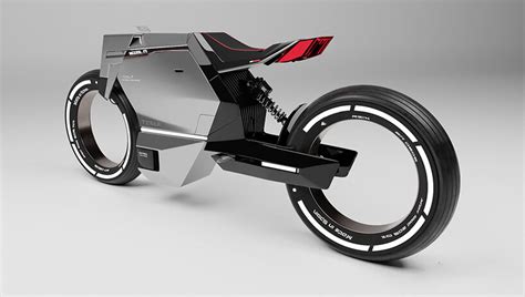 Cybertruck Inspired Tesla Model M Electric Motorcycle By V Ctor