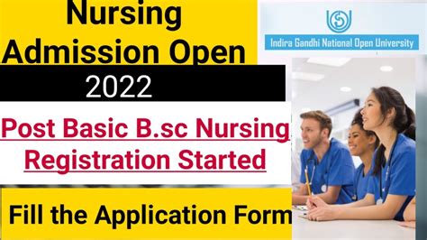 Post Basic B Sc Nursing Admission Application Form 2022 IGNOU Nursing