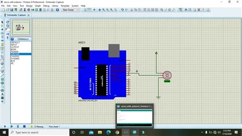 Servo Motor Simulation In Proteus Arduino Tutorial NBKomputer