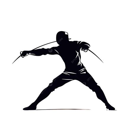 Fencing Sport Silhouette Png Fencing Sport Png Png Transparent Image