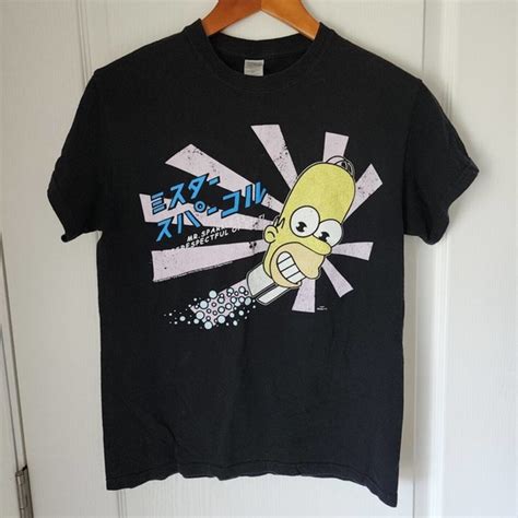 Simpsons Shirts The Simpsons Homer As Mr Sparkle Tshirt Black