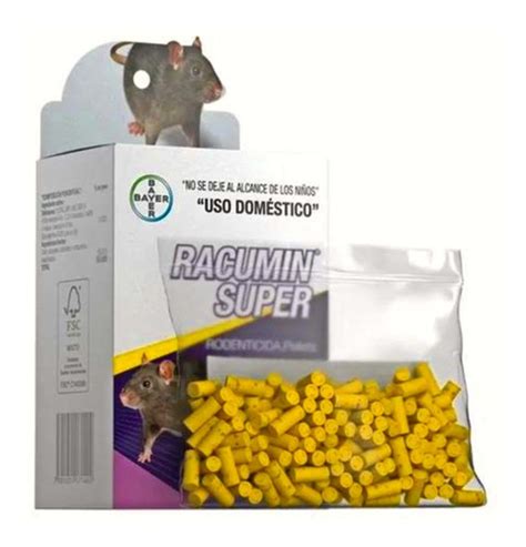 Racumin Super Bayer Pellets 60 Grms Control De Ratas Y Ratón MercadoLibre