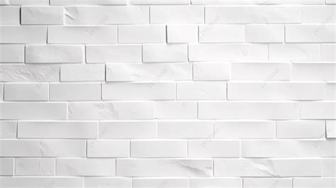 Glossy White Brick Wall A Stunning Texture That Evokes Sophistication