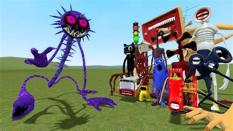 NIGHTMARE PURPLE ROBLOX RAINBOW FRIENDS Vs ALL TREVOR HENDERSON In