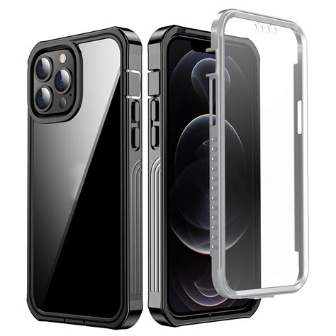 Kjøp Premium Full Protection Case Iphone 13 Pro Max Black Online