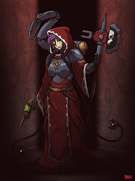 Millie The Techpriestess By Blazbaros Warhammer Warhammer 40k