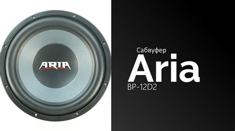 Распаковка сабвуфера ARIA BP-12D2 - YouTube