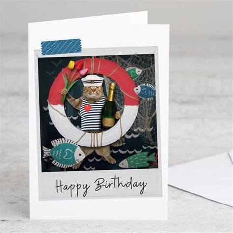 Sailor Birthday Card Etsy Uk